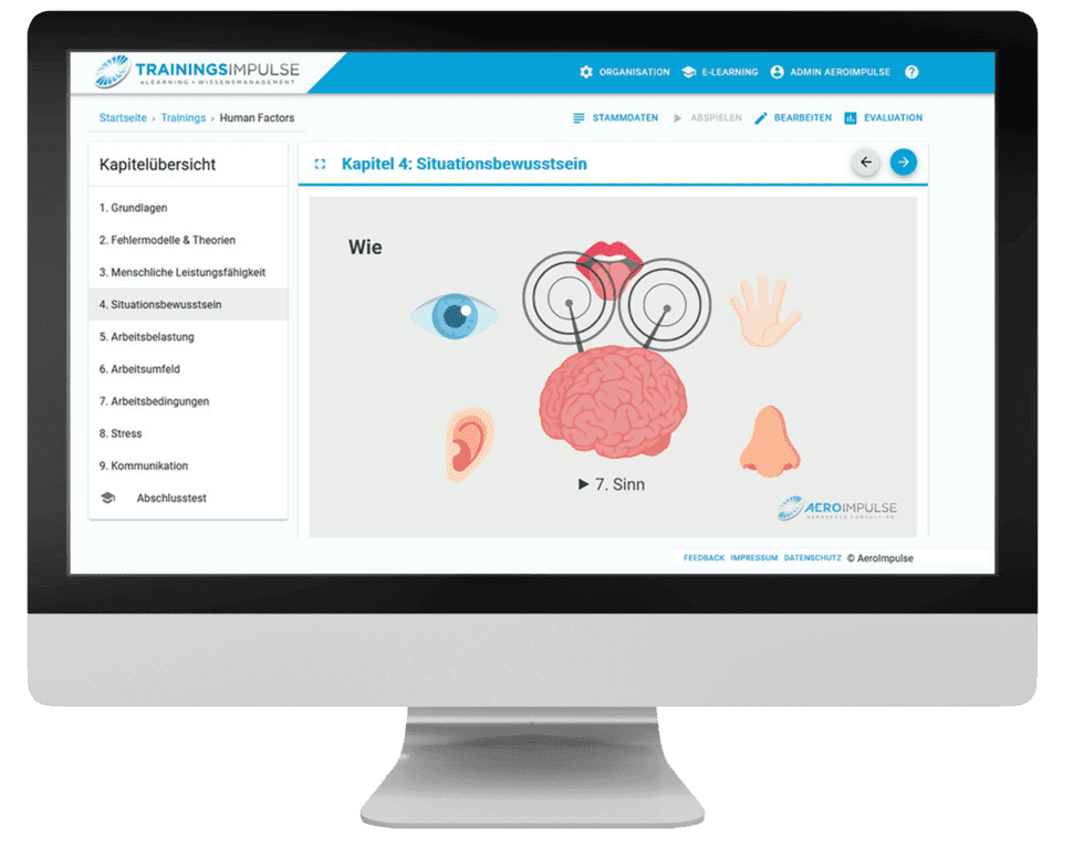 Human Factors E-Learning Schulung Luftrecht 2