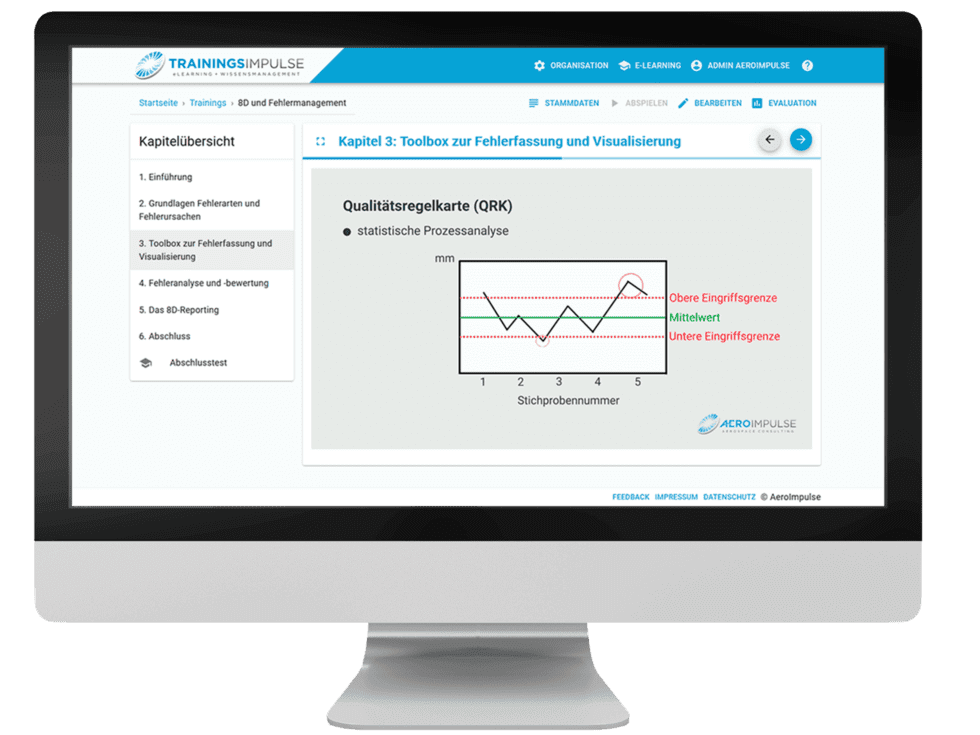 8D Management Luftfahrt E-Learning und Online Schulungen CBT 4